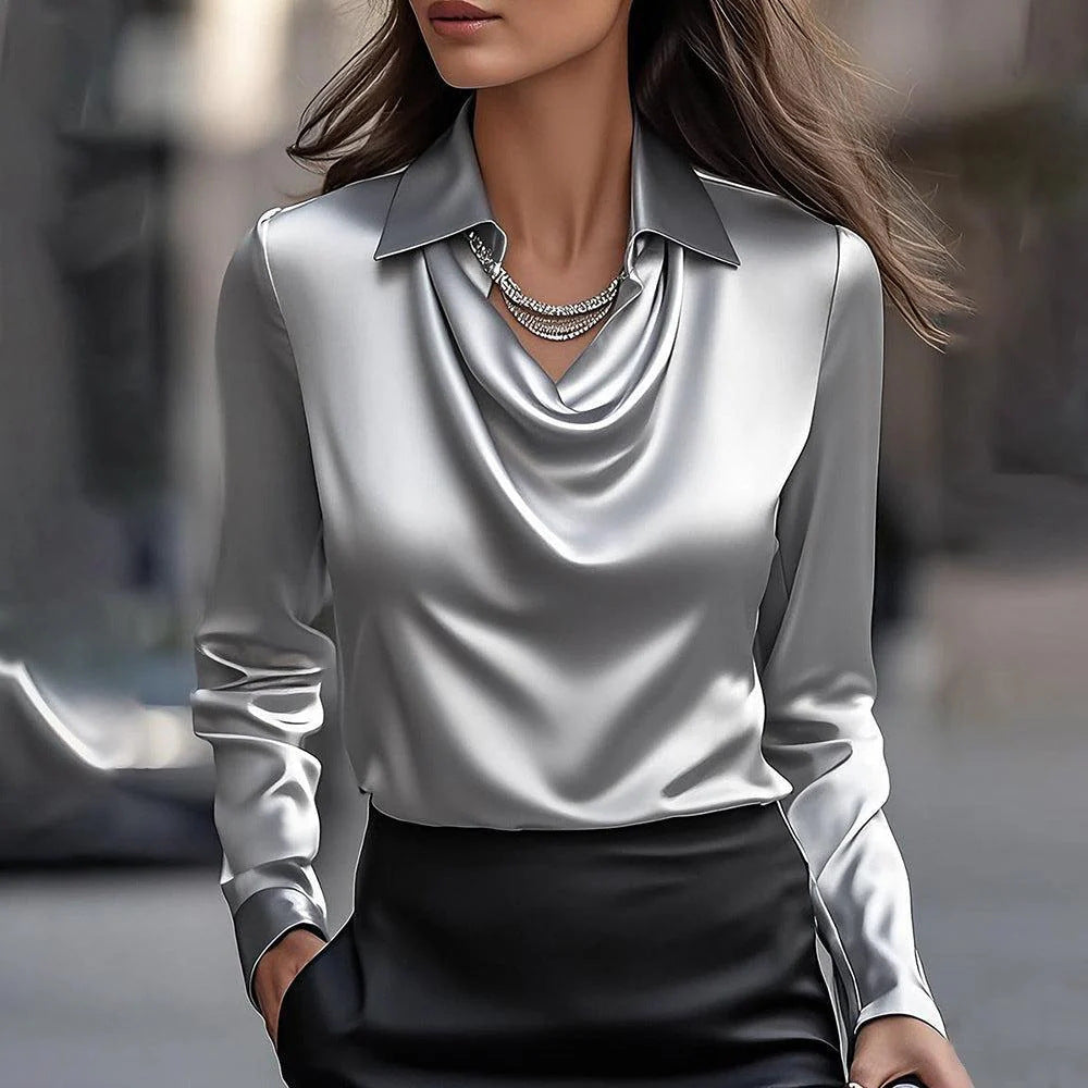 Celena - Elegant Shiny Blouse