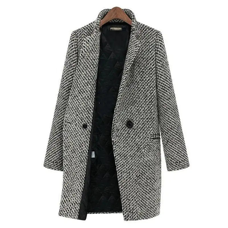 Audrey | Timeless Houndstooth Coat