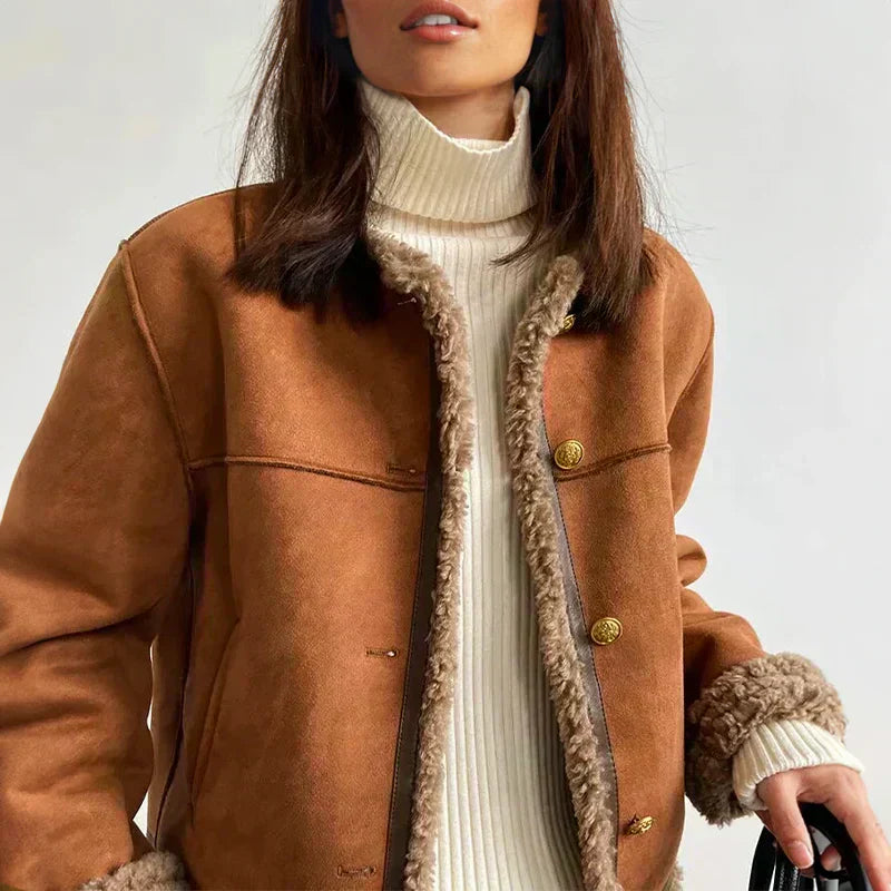 Celena | Luxurious Sheepskin Jacket