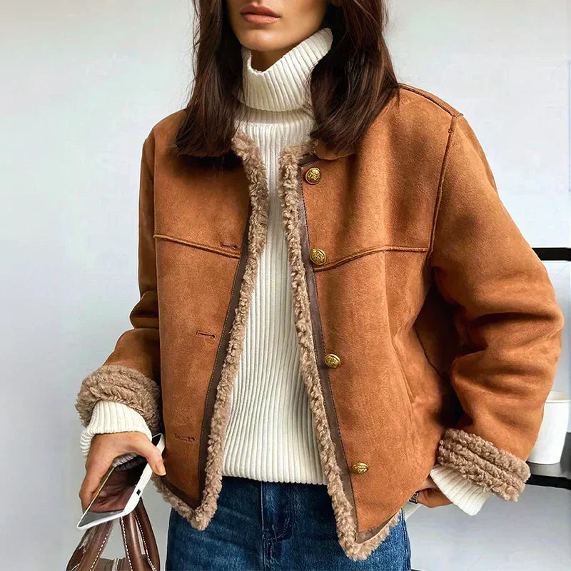 Celena | Luxurious Sheepskin Jacket