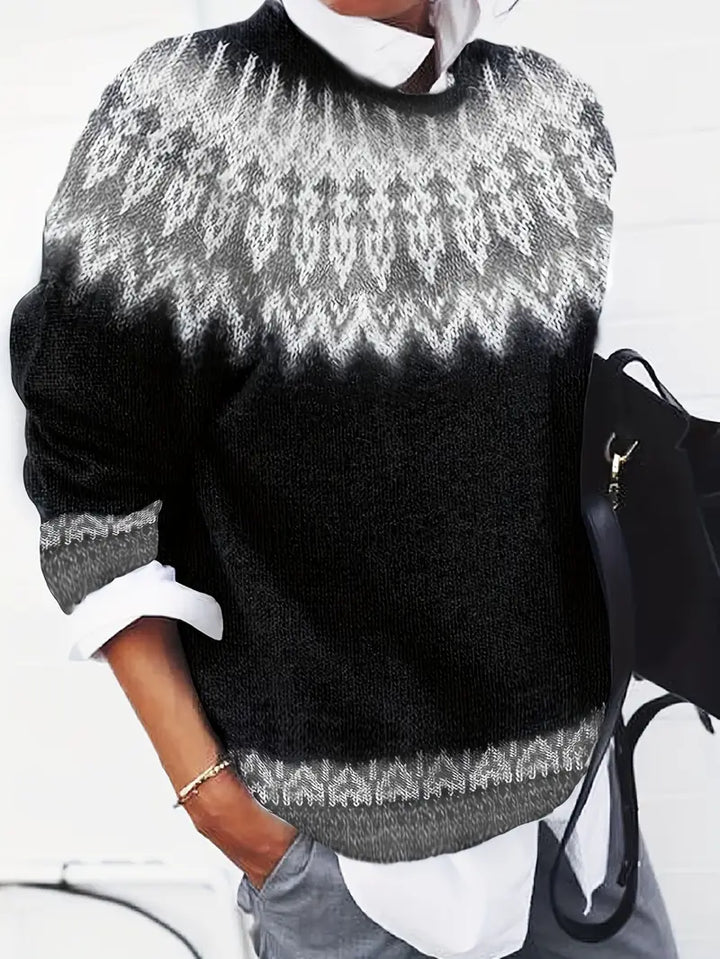 Claire™| Nordic Charm Sweater