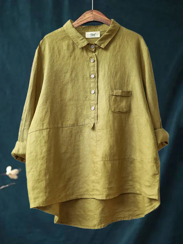 Rhea - Timeless Linen Shirt