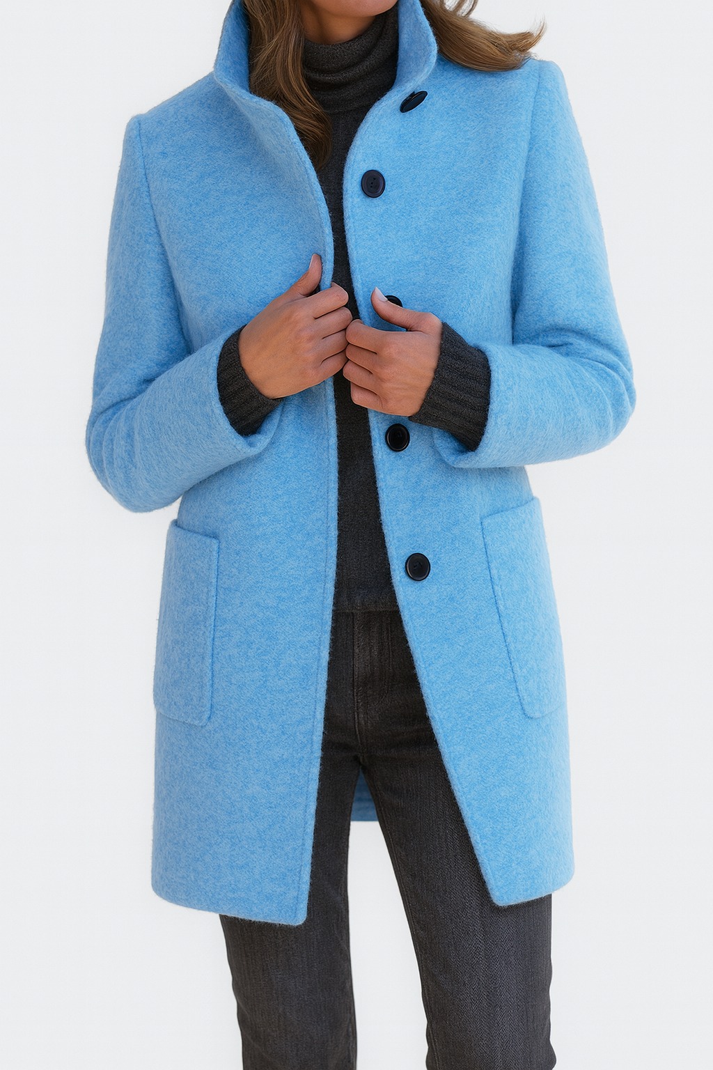 Marionne - Elegant Wool Blend Jacket