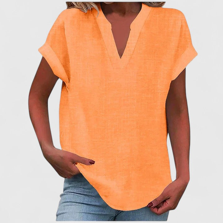 Victoria | Comfortable V-Neck Blouse