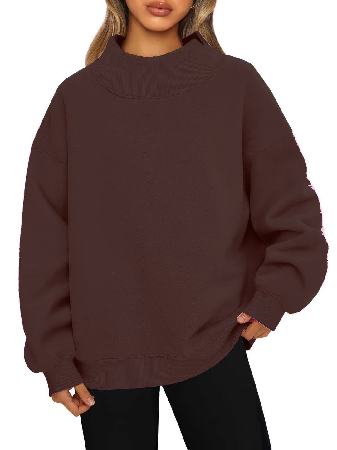 Claire™ | Essential High Collar Sweatshirt