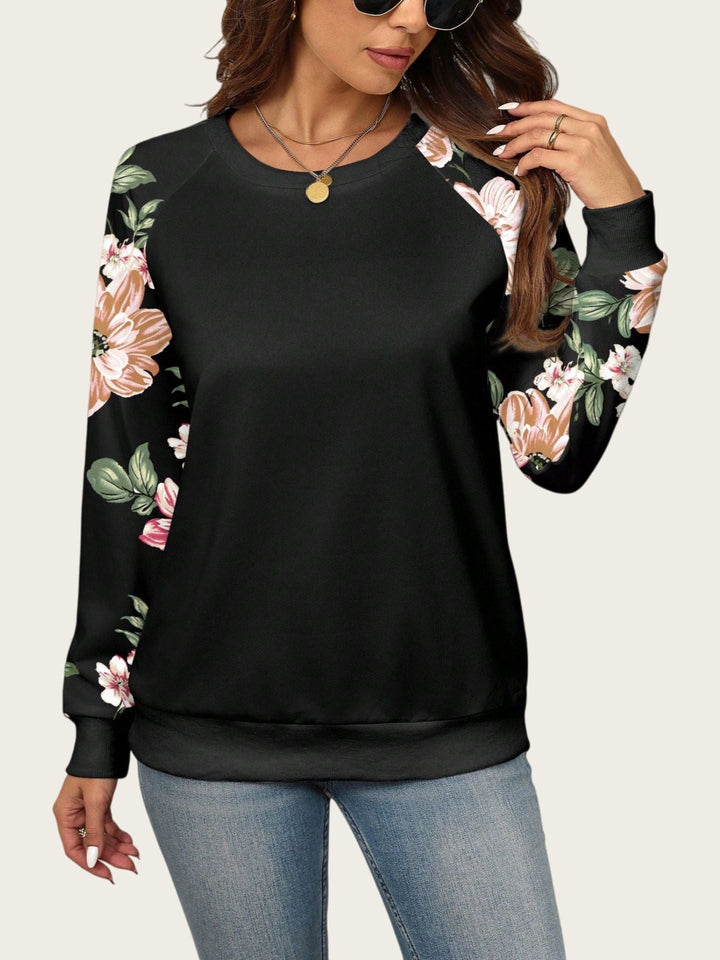 Claire™ | Blossom Contrast Sweatshirt