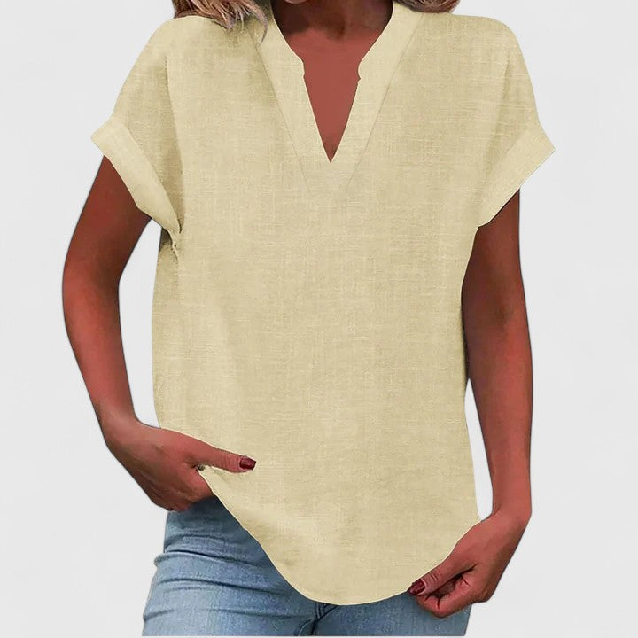 Victoria | Comfortable V-Neck Blouse