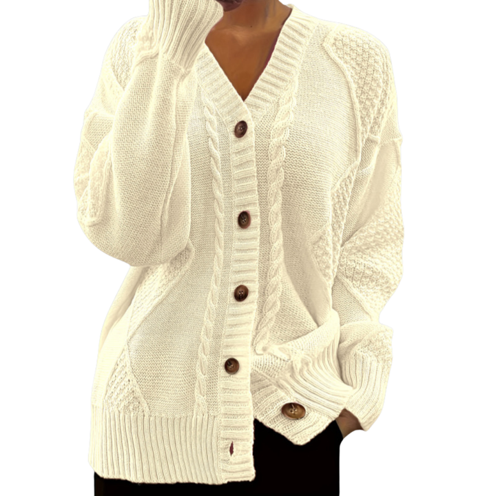 Claire™ | Cable Knit Cardigan