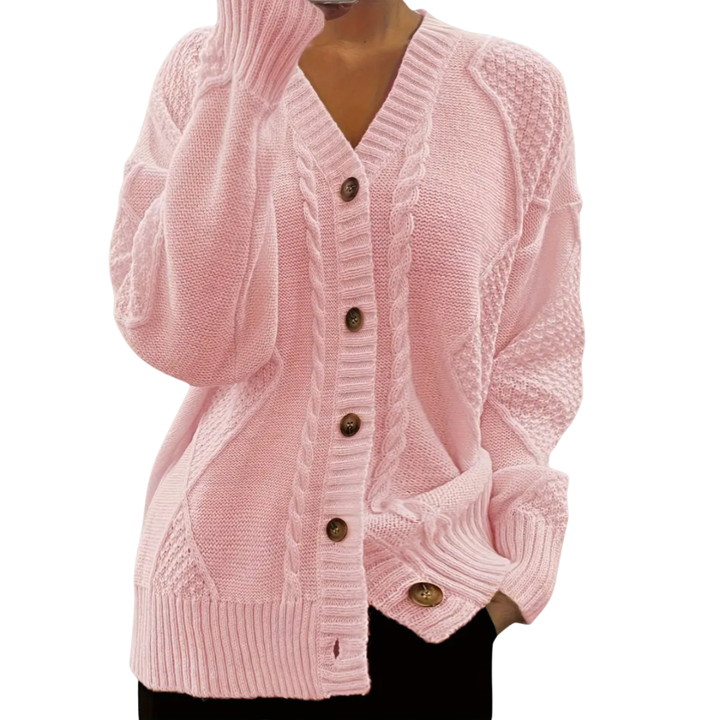 Claire™ | Cable Knit Cardigan