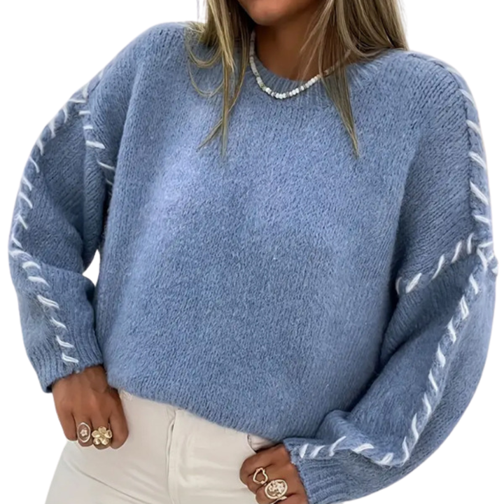 Claire™ | Frost Weave Sweater