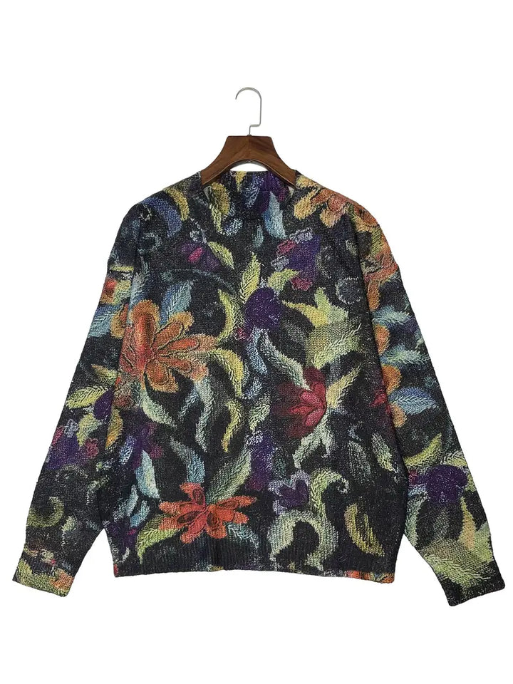 Claire™ | Trendy Floral Sweater