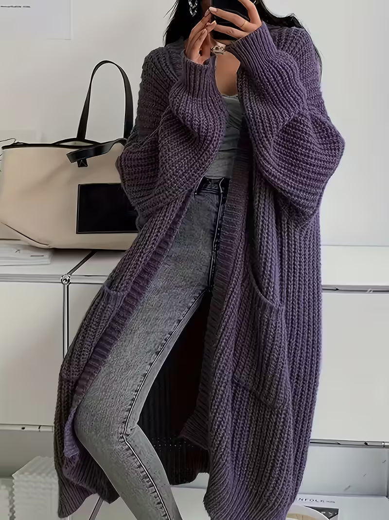 Claire™| Long Knitted Cardigan Women