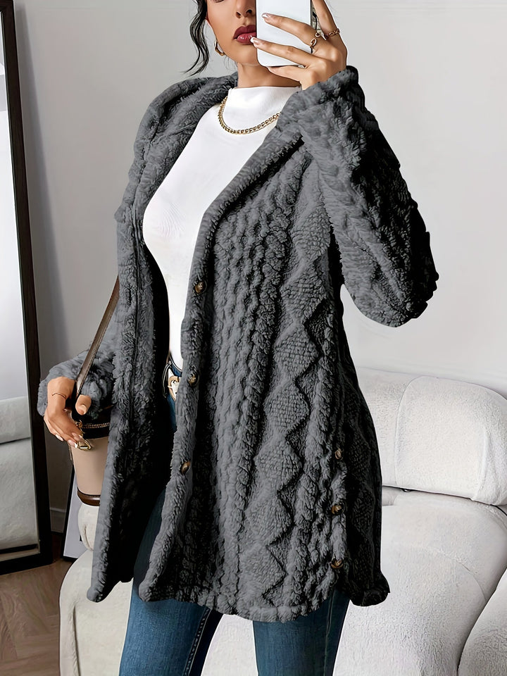 Dana - Cozy Hooded Cardigan