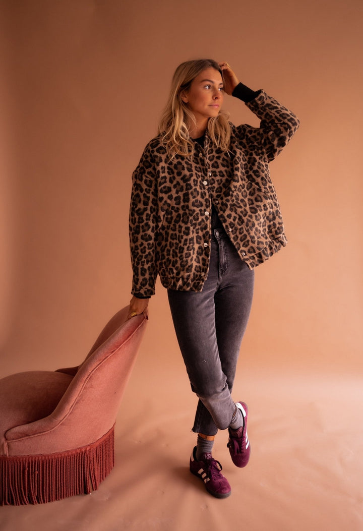 Luisa - Trendy Leopard Jacket