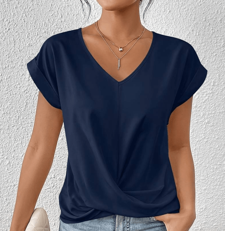 Luna - Elegant V-Neck Top