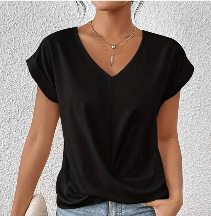 Luna - Elegant V-Neck Top
